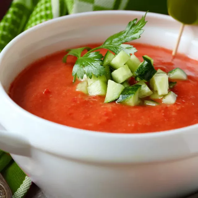 Гаспачо - овощной суп