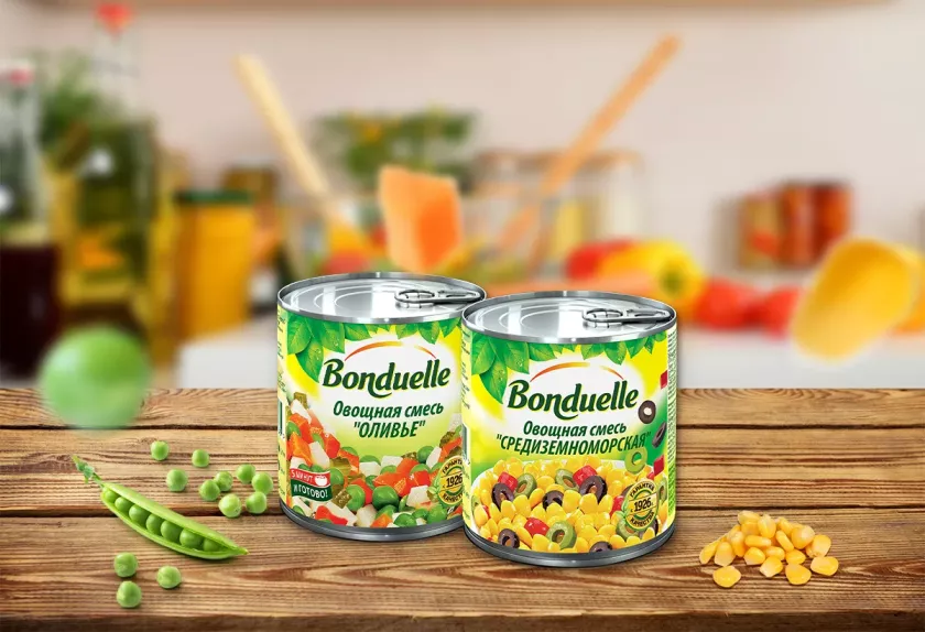 Откройте для себя овощные смеси Bonduelle для вкусного ужина!
